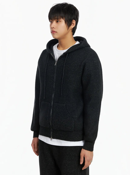 mens-double-zip-knit-hooded-jacket-ij527