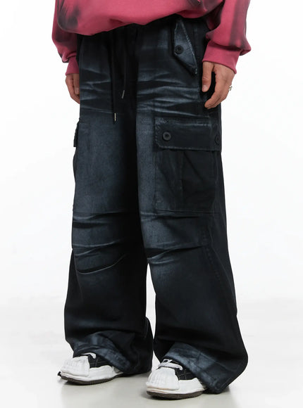 mens-spray-wash-wide-leg-cargo-pants-ij512