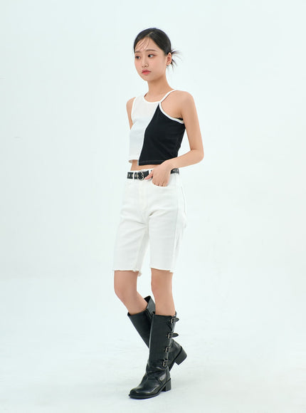 Two Color Unbalanced Top BY308