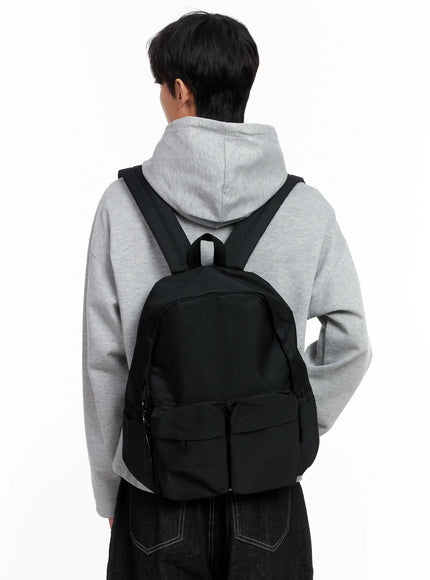 Casual Two Pocket Backpack IS519