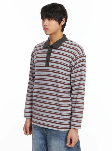 mens-striped-collar-fleece-sweater-ij512