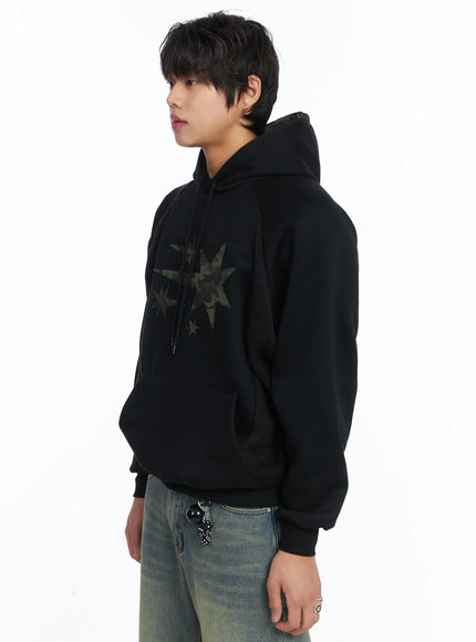 mens-simple-camo-detail-fleece-hoodie-ij512