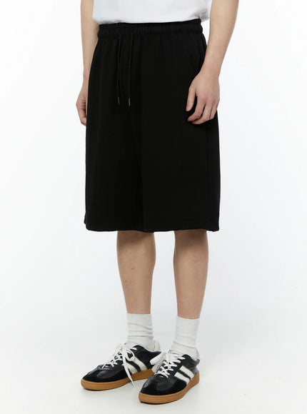 mens-side-slit-bermuda-sweat-shorts-black-iy504