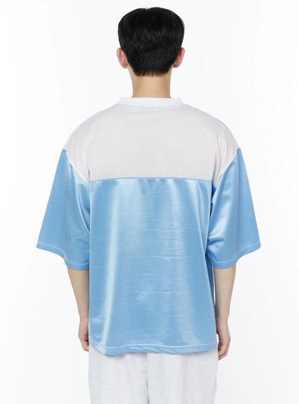 Men's V-Neck Rugby Jersey Shirt IA530
