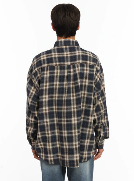 Men's Plaid Shirt IJ514