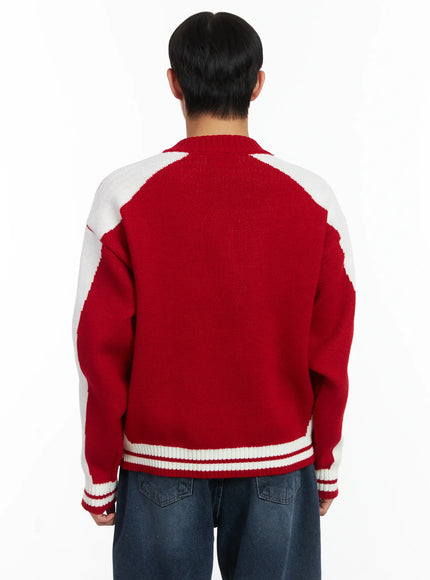 Bold Retro Knit Jacket ID515