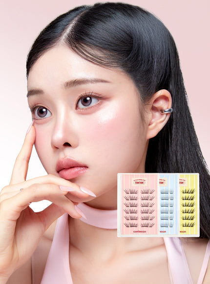 TOKTOKHARA No Glue Half Eyelash (24pcs)