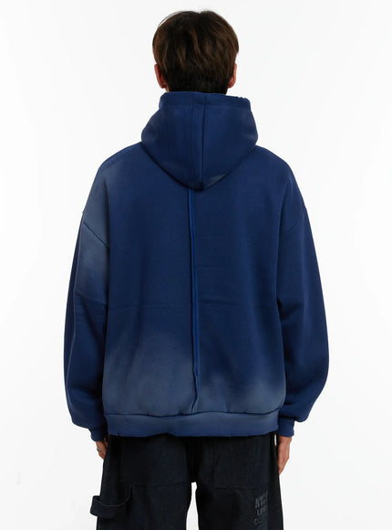 Men's Graphic Washed Fleece Hoodie ID523