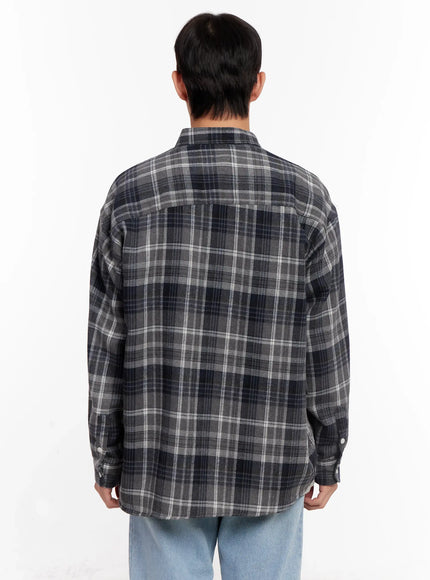 mens-casual-plaid-check-shirt-io528