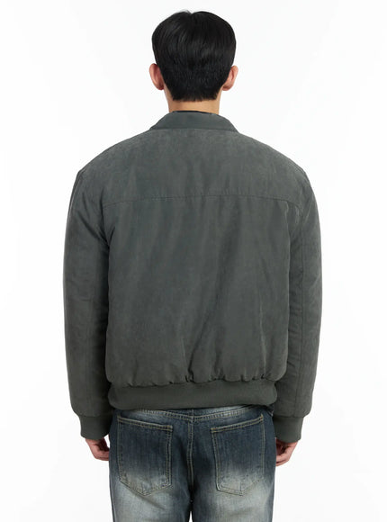 mens-two-way-zipper-biker-jacket-dark-green-if517