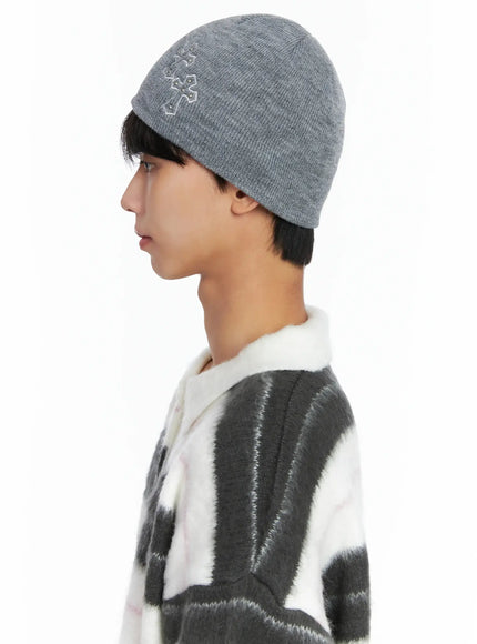 mens-cross-embroidered-beanie-is519