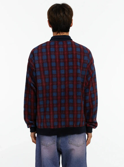 mens-checkered-collar-sweatshirt-id523