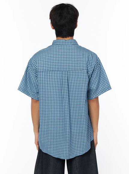 mens-breezy-checked-short-sleeve-shirt-iy529
