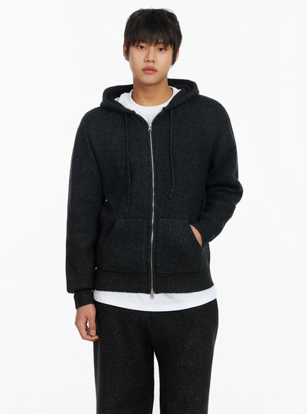 mens-double-zip-knit-hooded-jacket-ij527