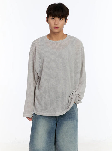 mens-waffle-knit-long-sleeve-top-im530
