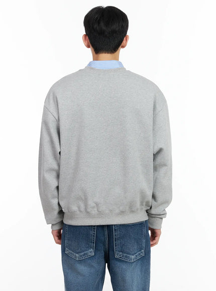 Men's Vintage Print Graphic Sweatshirt IM523