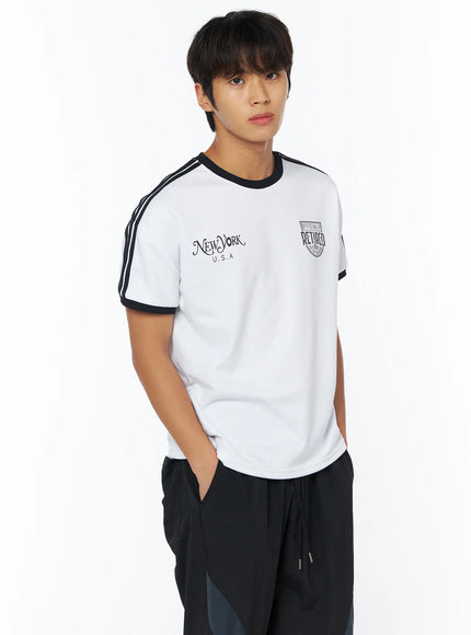mens-ringer-graphic-t-shirt-iy529 / White