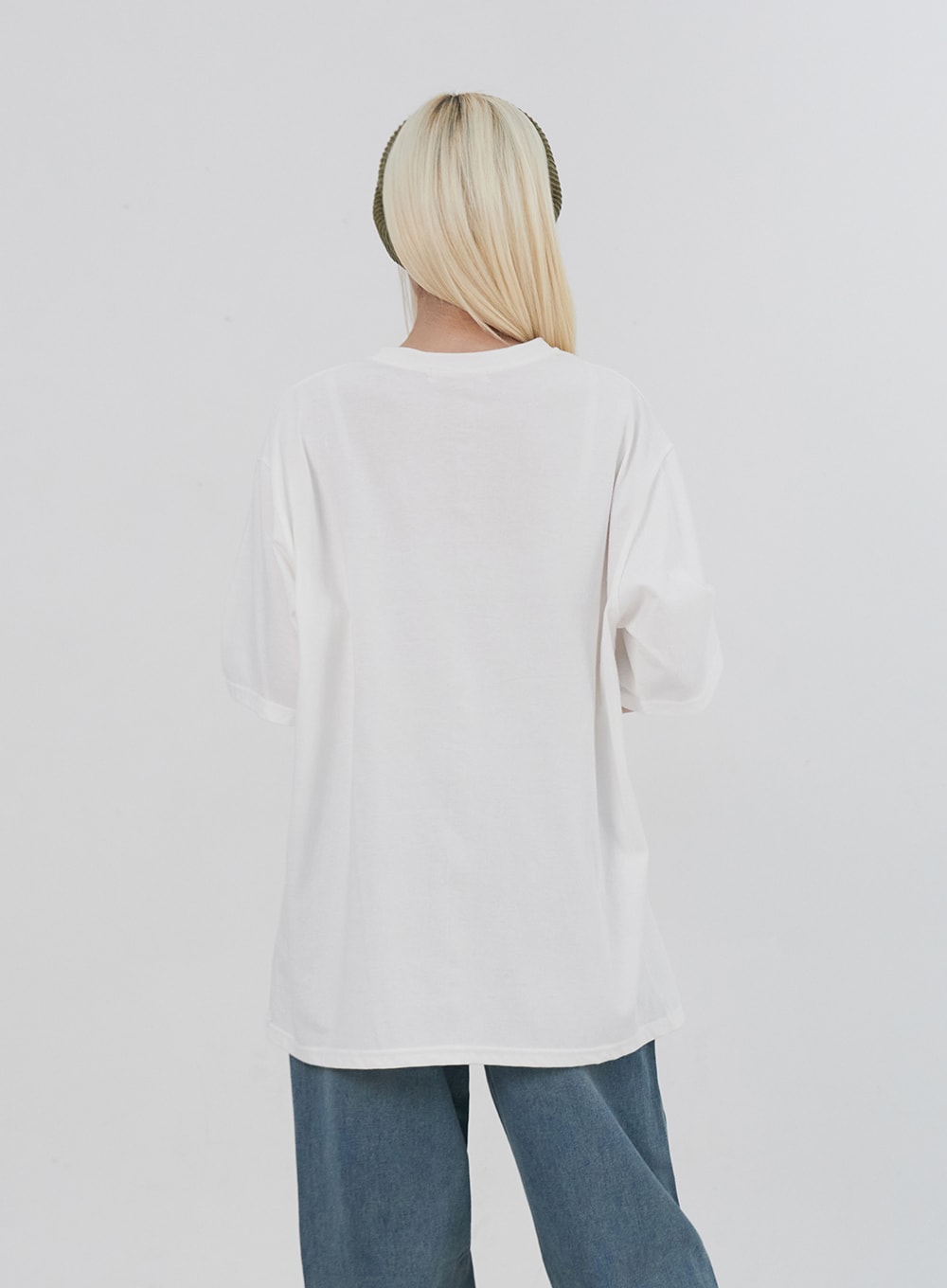 Wihion Women Oversized Long Sleeve T-Shirts Cotton Crewneck Solid