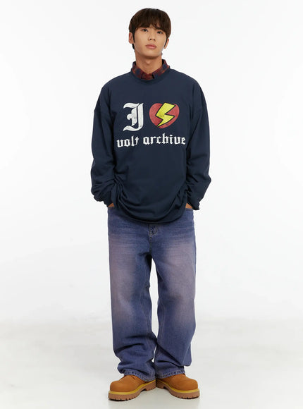 mens-graphic-bold-oversized-long-sleeve-shirt-id523