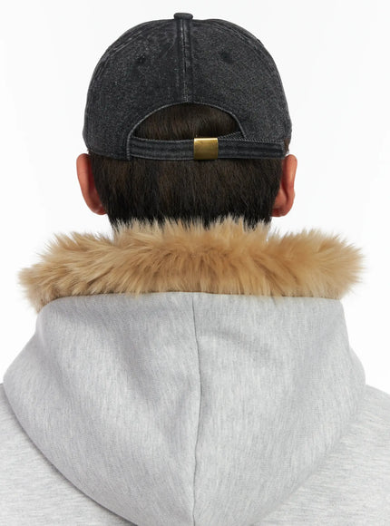 Men's Vintage Distressed Denim Baseball Cap ID511