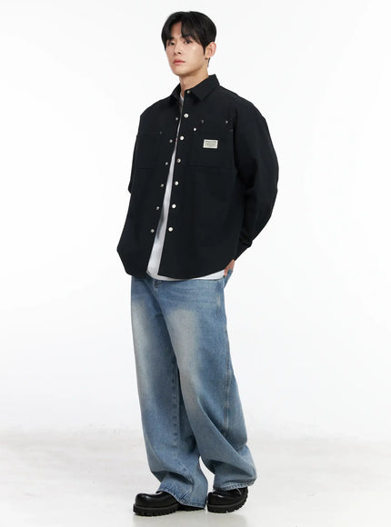 Men’s Button-Up Bio Cotton Shirt IM518