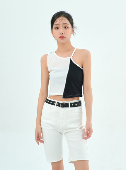 Two Color Unbalanced Top BY308