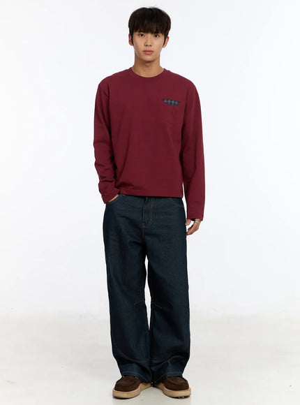 mens-long-sleeve-tee-with-plaid-pocket-im530