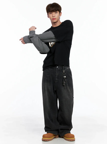 mens-new-york-striped-layered-tee-io502