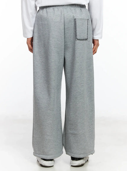 mens-fleece-drawstring-sweatpants-if506