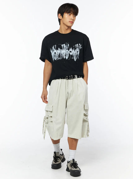 mens-urban-graphic-print-t-shirt-iu503 / Black