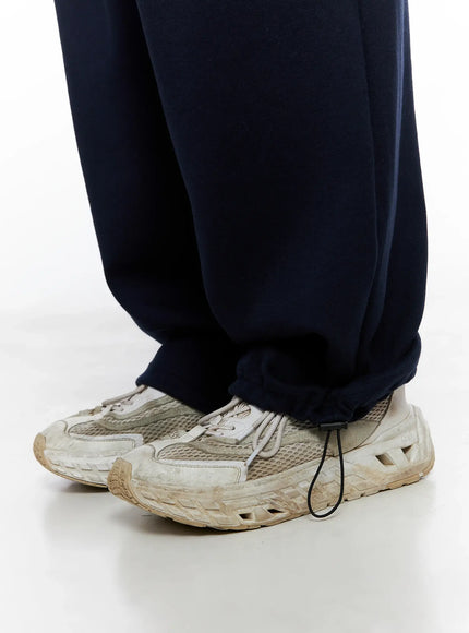 Men's Plaid Waistband Sweatpants IO502