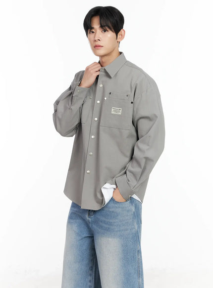 Men’s Button-Up Bio Cotton Shirt IM518