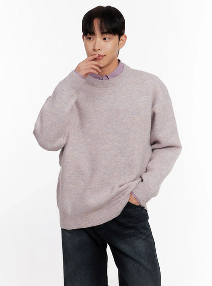 Men's Relaxed Fit Blue Cotton Shirt IO528