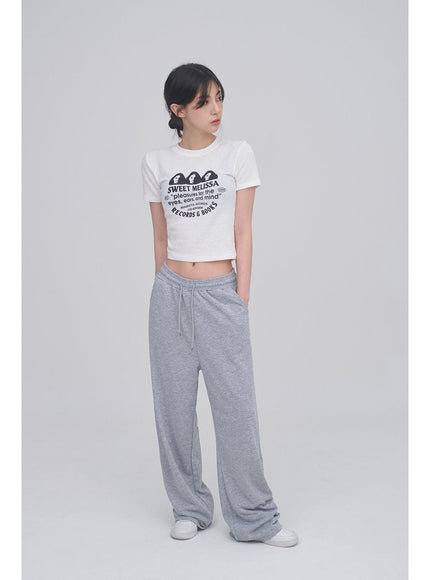 Wide Leg Track Pants CM03