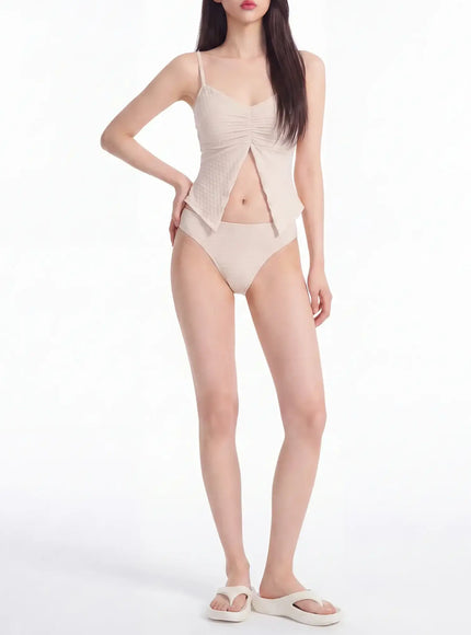 Shirred Tankini Set IY514