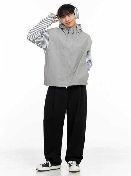 Men's  Striped Graphic Hoodie IM516