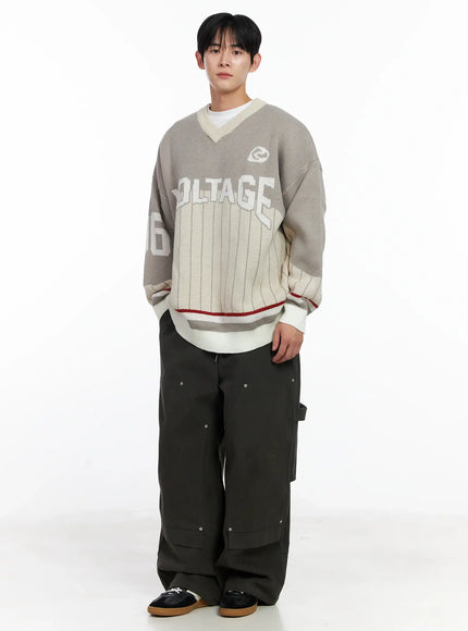 mens-sporty-v-neck-knit-sweater-ij521