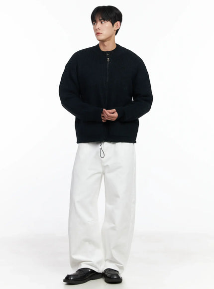 mens-casual-zip-up-knit-cardigan-ij521