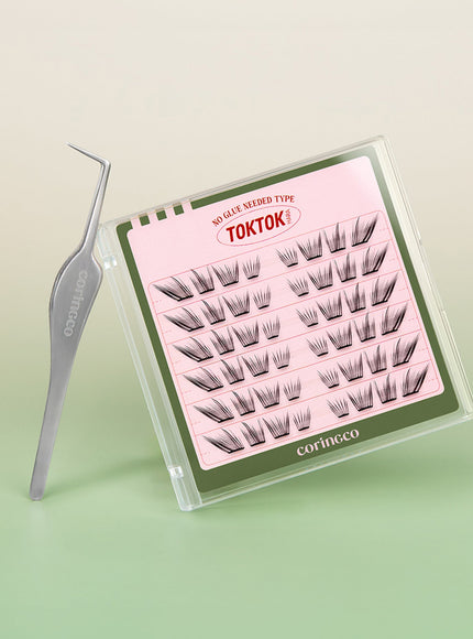 TOKTOKHARA No Glue Eyelash - Light (36pcs-90pcs)