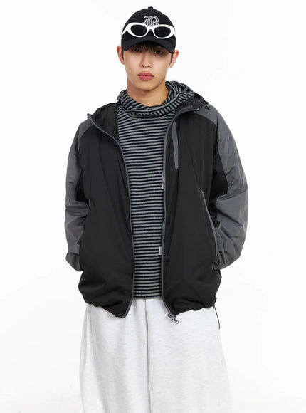 Men's  Striped Graphic Hoodie IM516