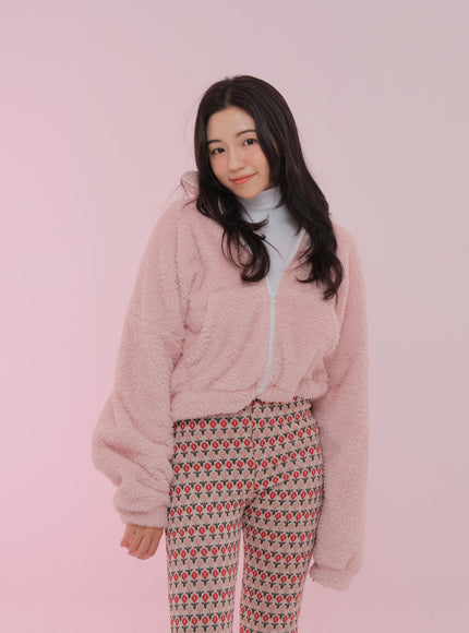 Floral Print Bootcut Pants BS-A27121102