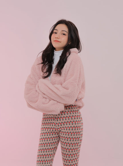 Floral Print Bootcut Pants BS-A27121102