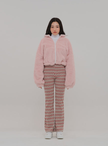 Floral Print Bootcut Pants BS-A27121102