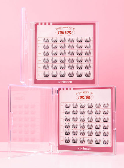 TOKTOKHARA No Glue Eyelash - Light (36pcs-90pcs)