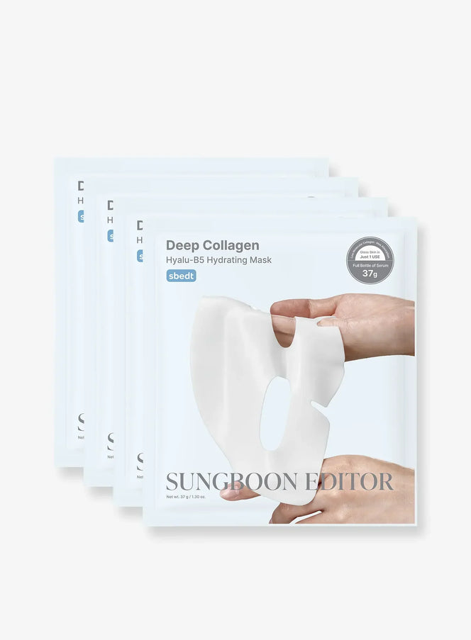 Deep Collagen Hyalu-B5 Hydrating Mask Set (37g*4ea)