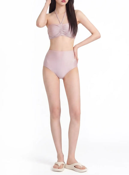 Sweet Shimmer Ruched Bikini Set IY514