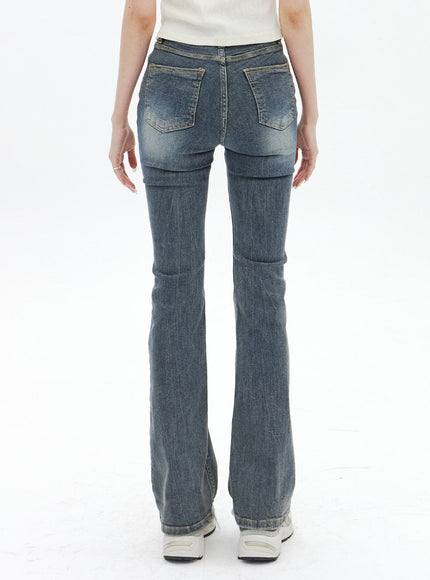 Dark Wash Bootcut Jeans BA320