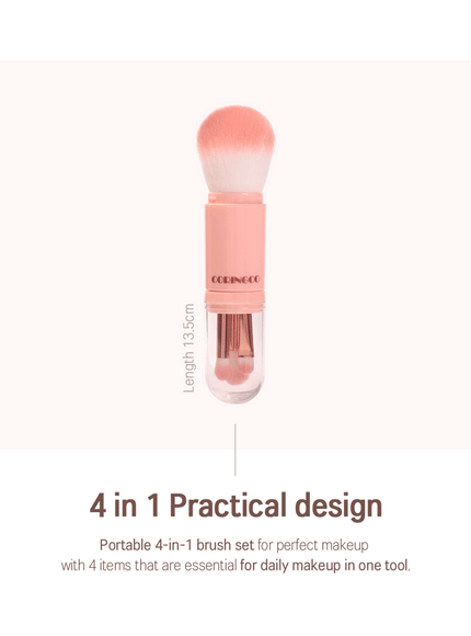 Cotton Candy Capsule Brush Set 4pcs (80g)