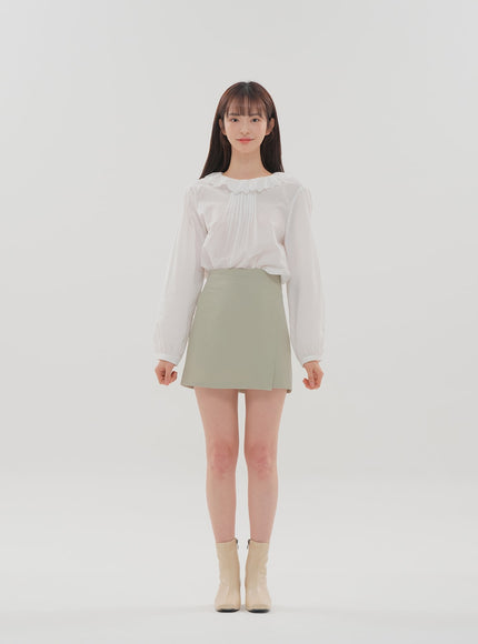 Wrap Style Mini Skirt BS-B11010502