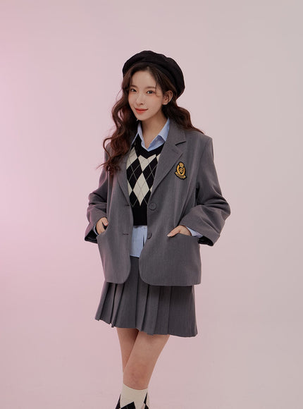 Cropped Long Sleeve Shirt B0802